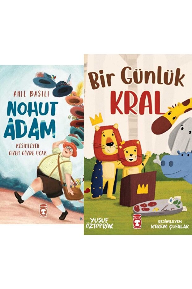 Nohut Adam Ve Bir Günlük Kral Ikili Kitap