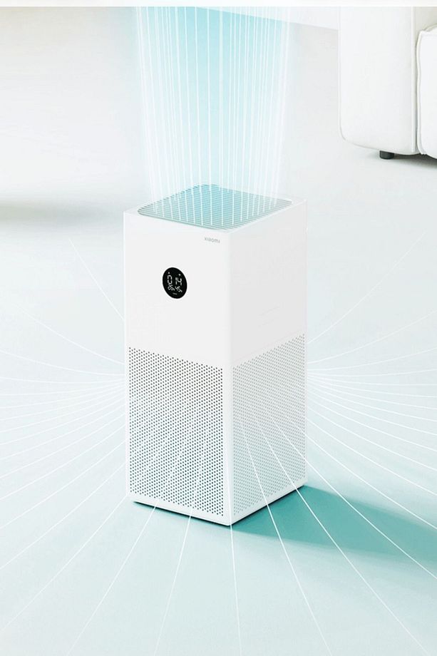 360°Temizlik HEPAFiltreli Yüksek Hassasiyetli PM 2.5 Sensör Akıllı Hava Temizleyici Lambader Hediyei - 7