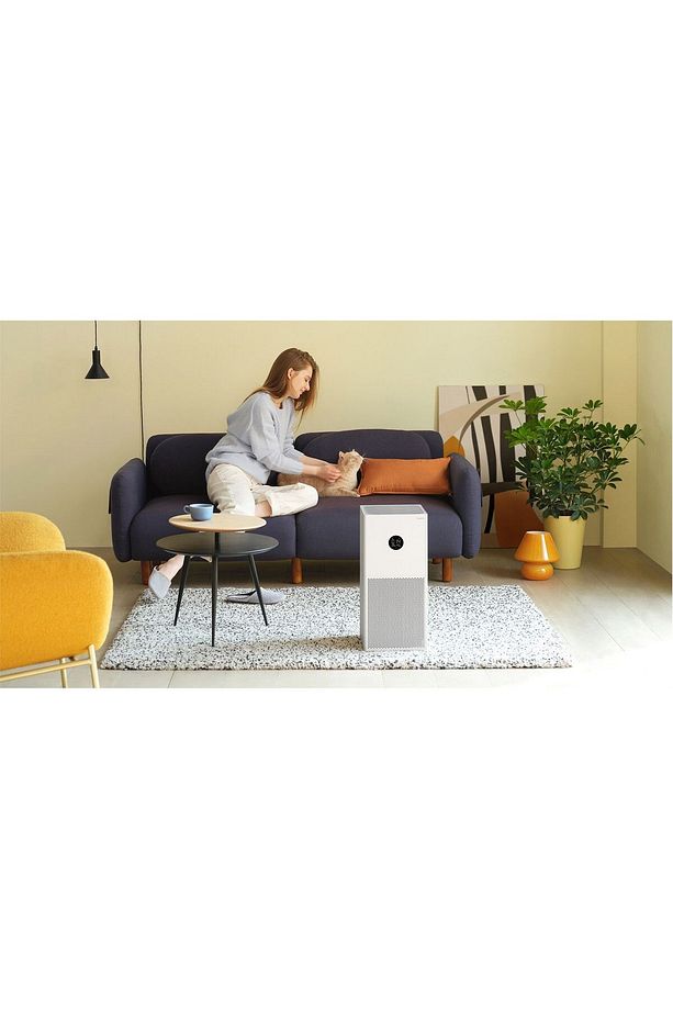 360°Temizlik HEPAFiltreli Yüksek Hassasiyetli PM 2.5 Sensör Akıllı Hava Temizleyici Lambader Hediyei - 4