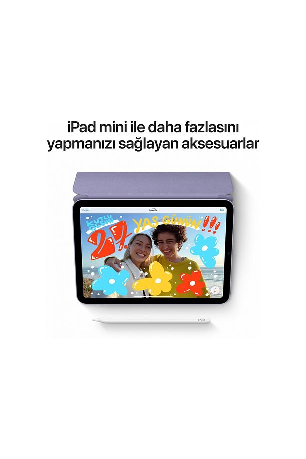 Yenilenmiş iPad Mini (6. Nesil) 64 GB Pembe MLWL3TU/A - B Kalite - 5