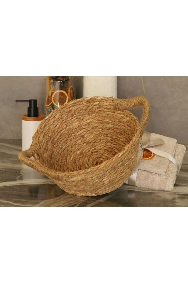 Vimini - Hasır Sepet Kulplu 25 Cm - 5