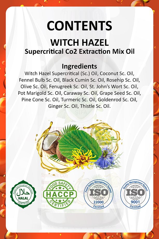 Hamamelis Süperkritik Mix Yağı 100 ml (WİTCH HAZEL SUPERCRİTİCAL MİX OİL) - 4