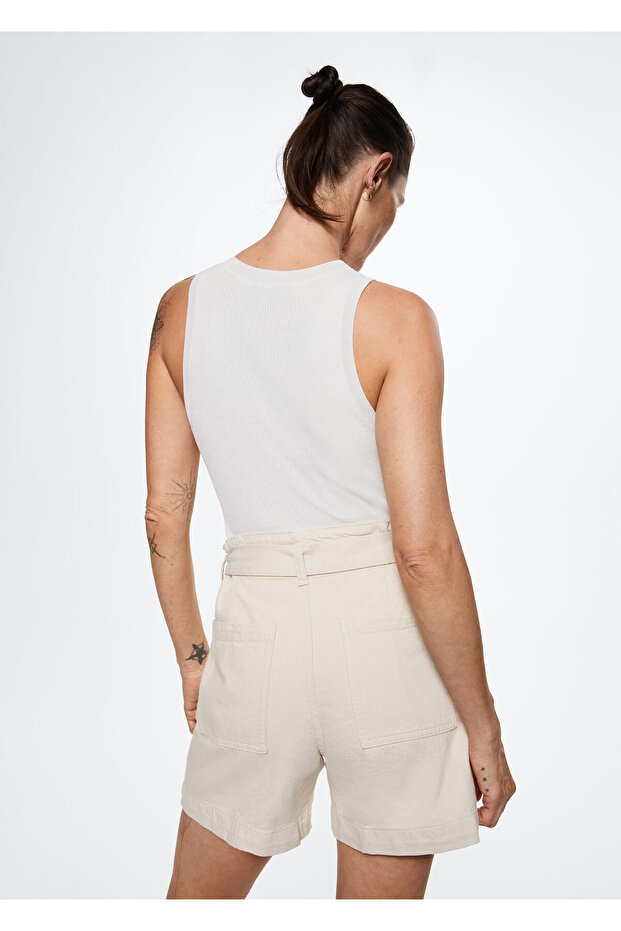 Natürel Kadın Şort 37020079 - 9