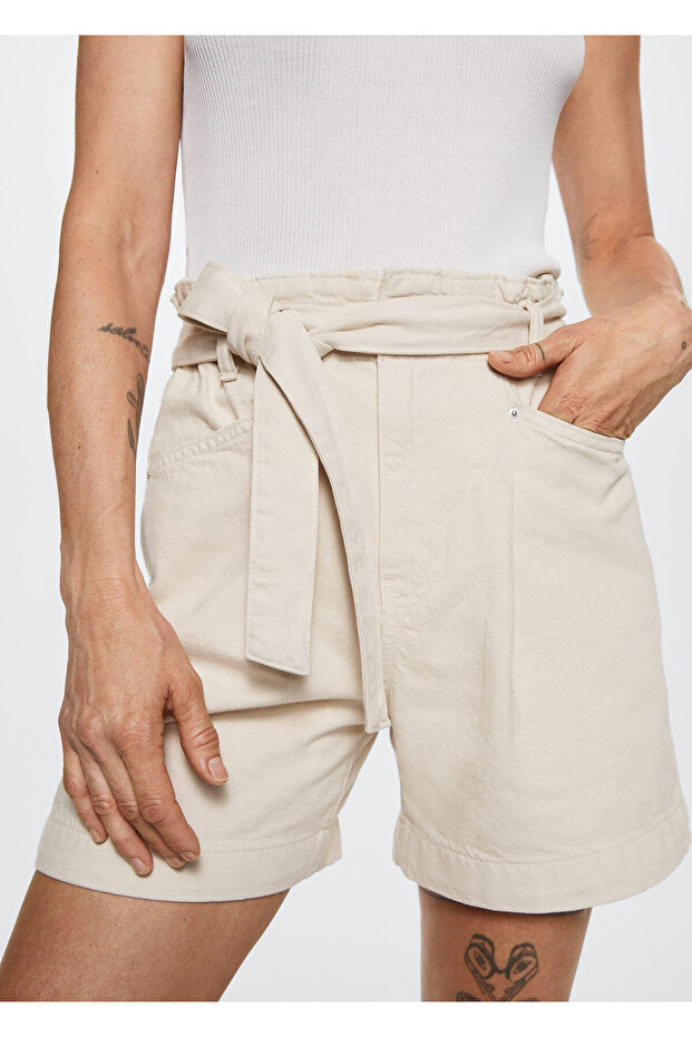 Natürel Kadın Şort 37020079 - 5