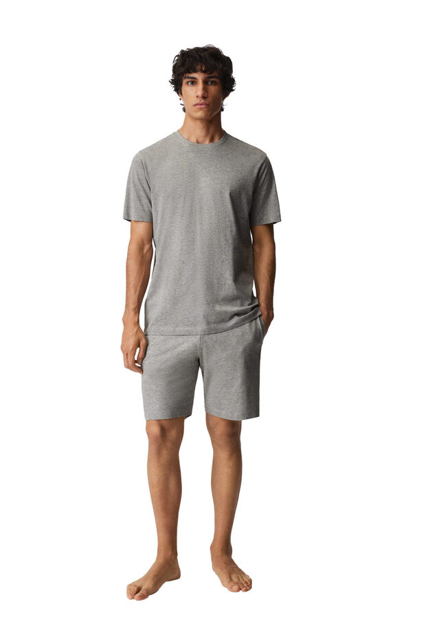 Men's Metal Gray Pajama Set - 8