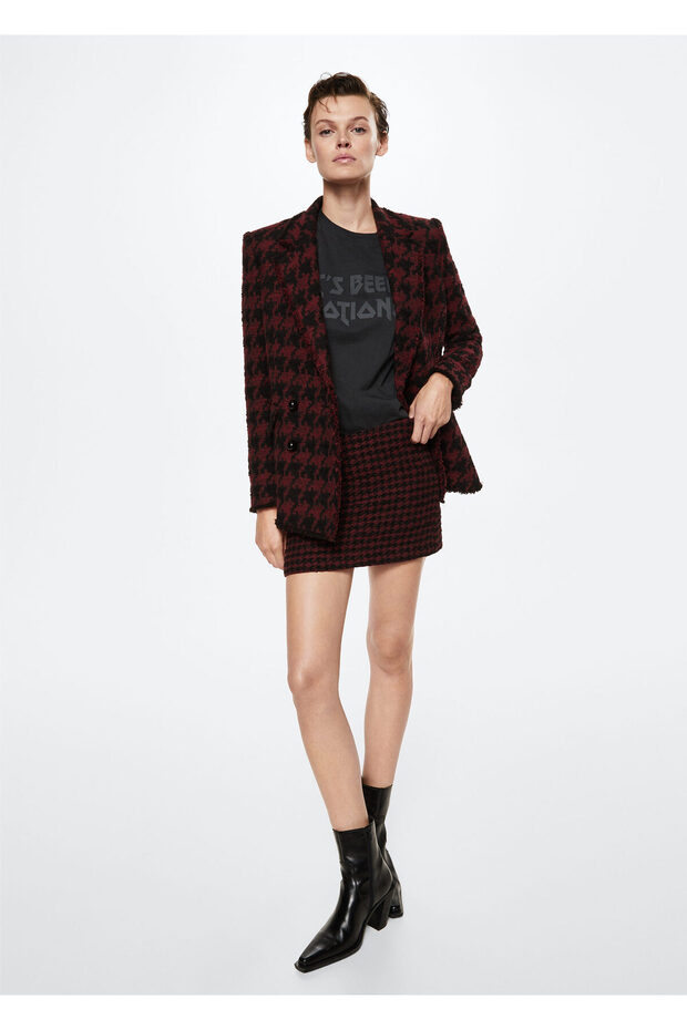 Dark Red Women's Adult Skirt37026317