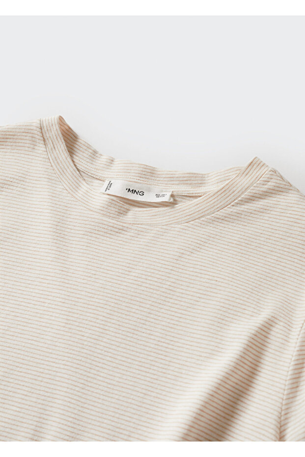 Kadın Natürel T-Shirt - 6