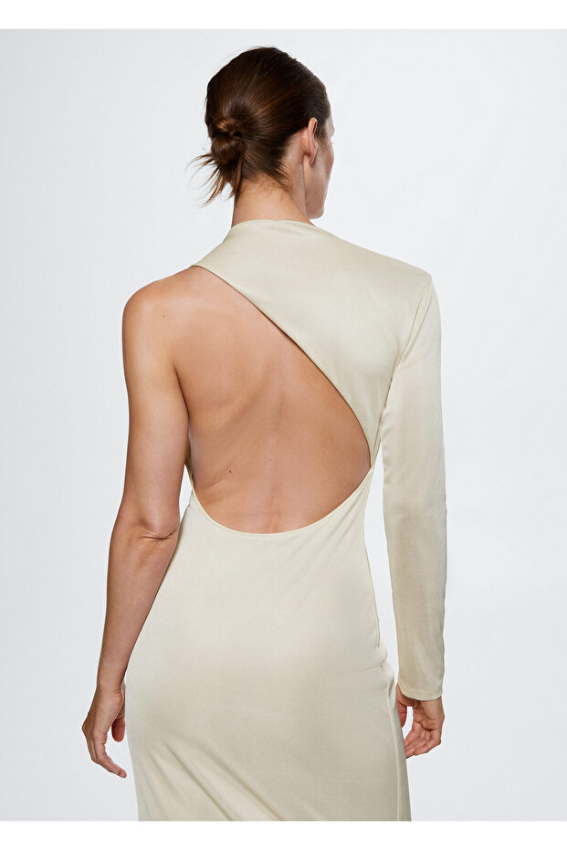 Bej Kadın Elbise 37097729 - 4