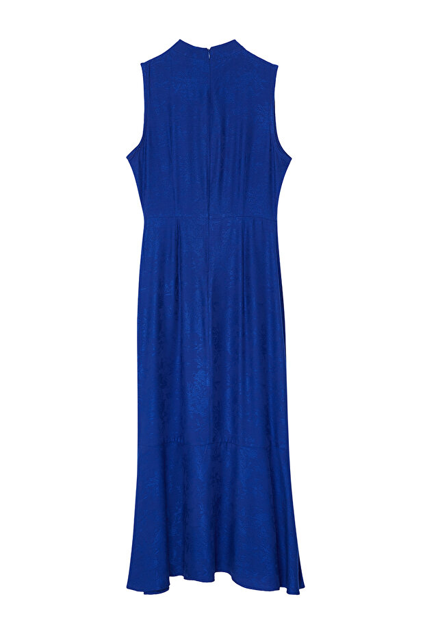 Saks Jakarlı A Kesim Maxi Dokuma Elbise TWOSS24EL00989 - 7