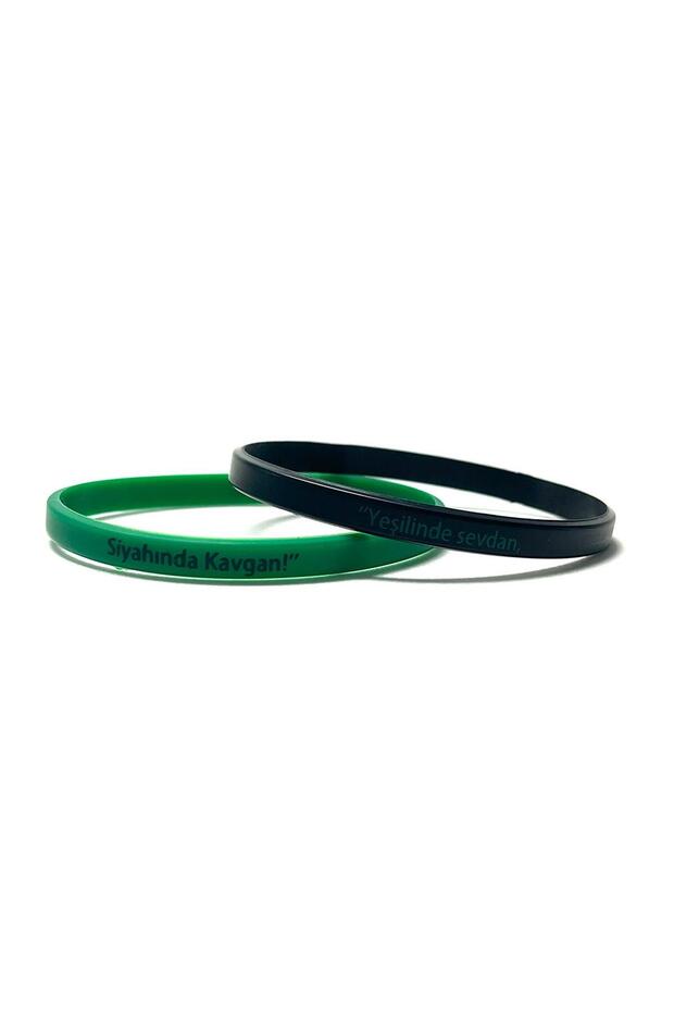 Kocaelispor Licensed Thin Bracelet Green-Black