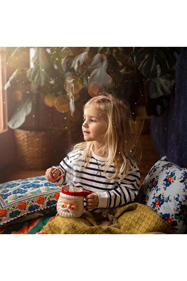 Çizgili Sweatshirt - 1