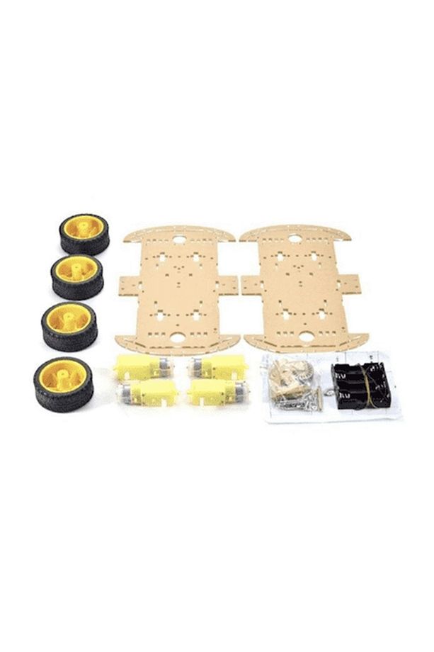 4wd Araba Kiti Arduino Hobi Devreleri Diy Araba Seti Arduino Robot Araba Şase Kiti - 1