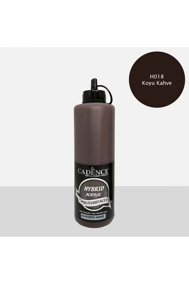 Hybrıd Akrilk Multısurfaces H-018 Koyu Kahve 500ml. - 1
