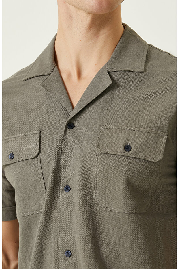 Haki Gömlek - 6