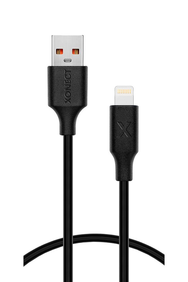 USB to Lightning iPhone Modelleri Uyumlu Hızlı Şarj ve Data Kablosu 40cm (Siyah) - 5