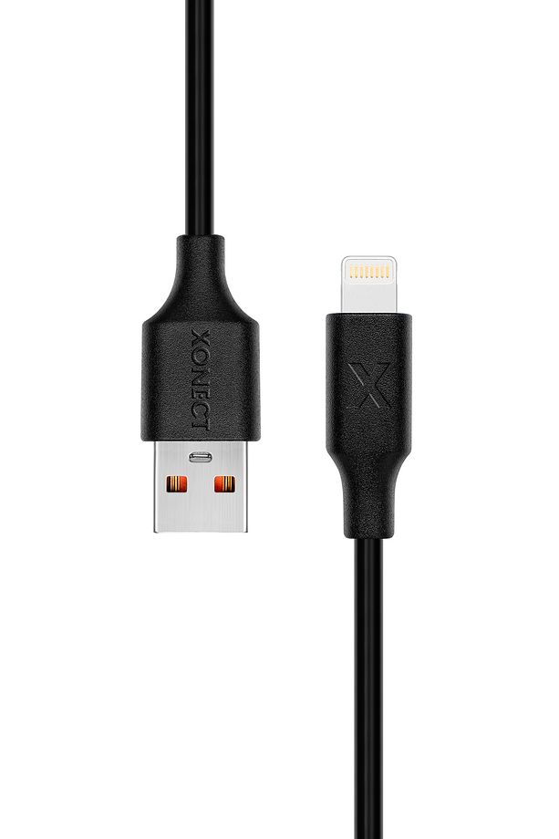USB to Lightning iPhone Modelleri için  Uyumlu Hızlı Şarj ve Data Kablosu 200cm (Siyah) - 4