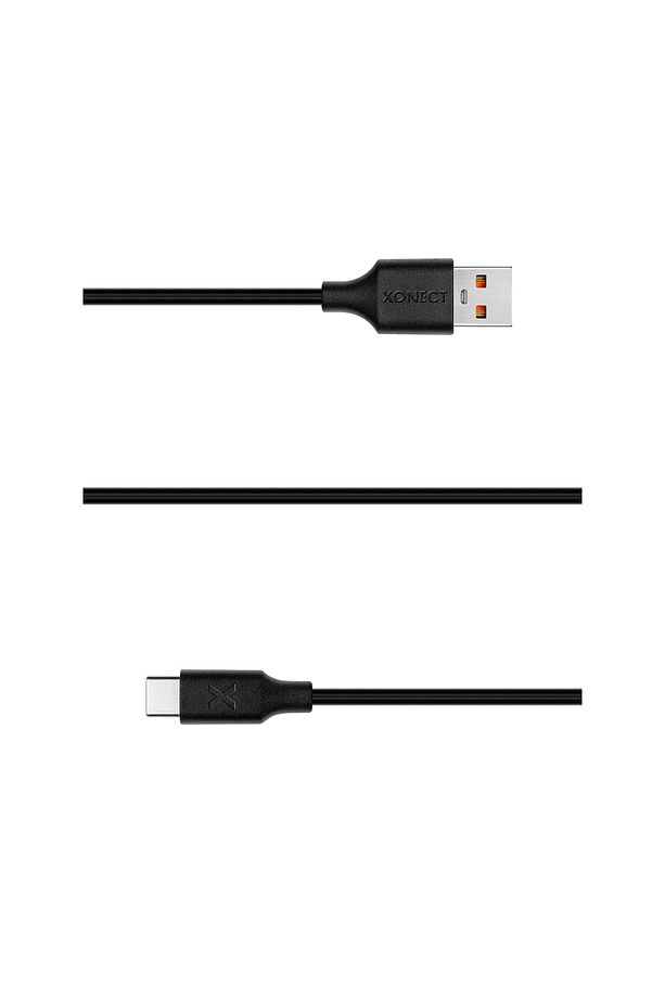 USB to Type-C iPhone ve Samsung Modelleri için Hızlı Şarj ve Data Kablosu 40cm (Siyah) - 3