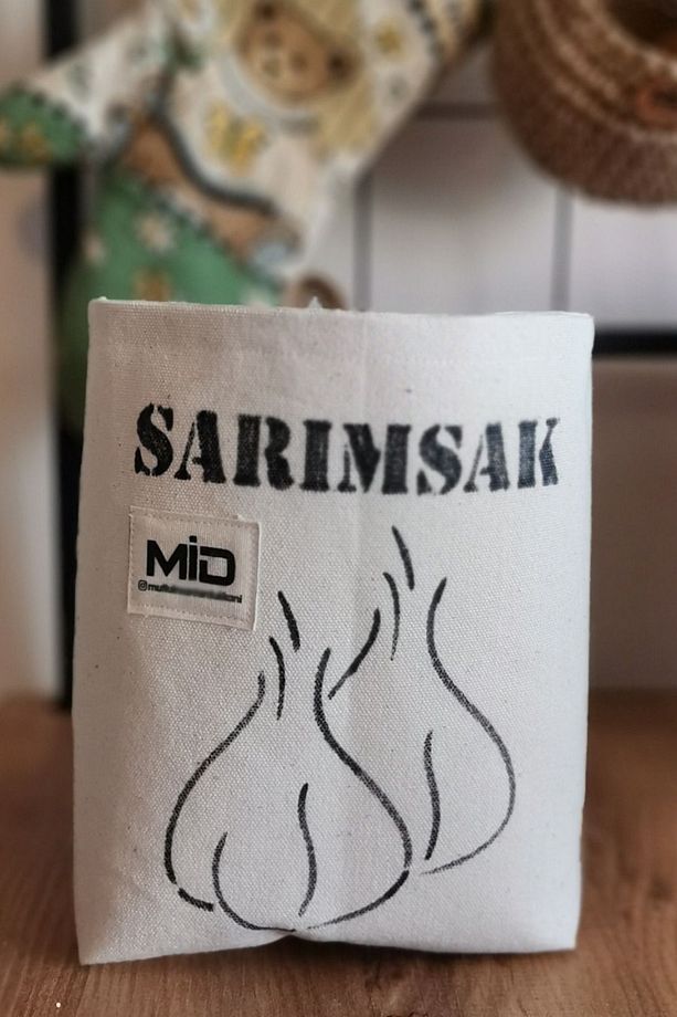 El Yapımı Sarımsak Sepeti | Mutfak Organizer - 1