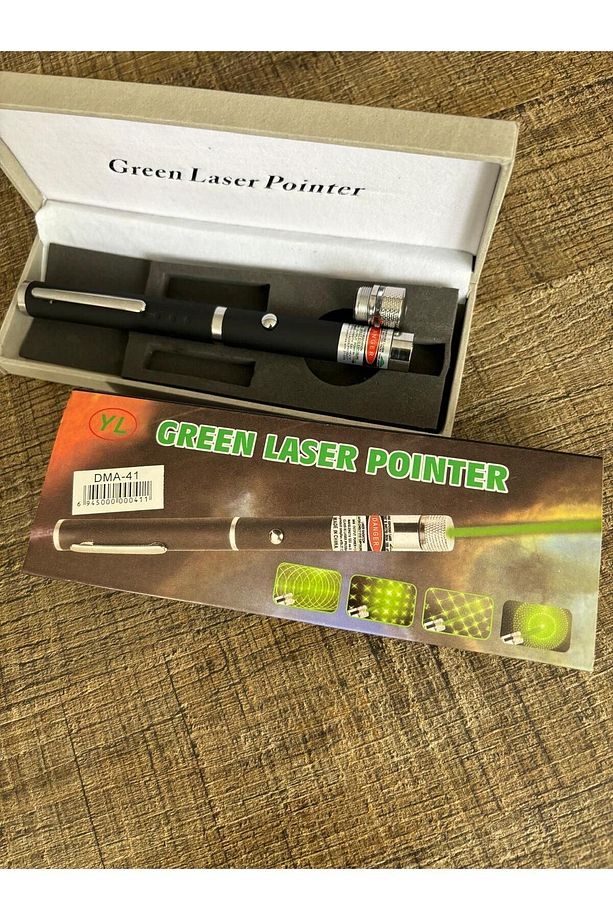 Yeşil Renk Lazer Pointer Güçlü Cep Kalem Tip Sunum Ve Outdoor Uyumlu - 3