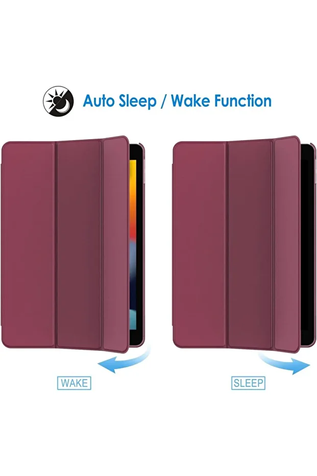 Apple iPad 5. Nesil 6. Nesil 9.7 Uyumlu Kılıf PU Deri Smart Standlı Case A1822 A1823 A1893 A1954 - 5