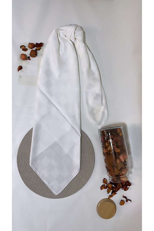 Scarf - New Product Checkerboard Pattern Square Scarf Wonderful Fabric Jacquard Viscose Seasonal Product