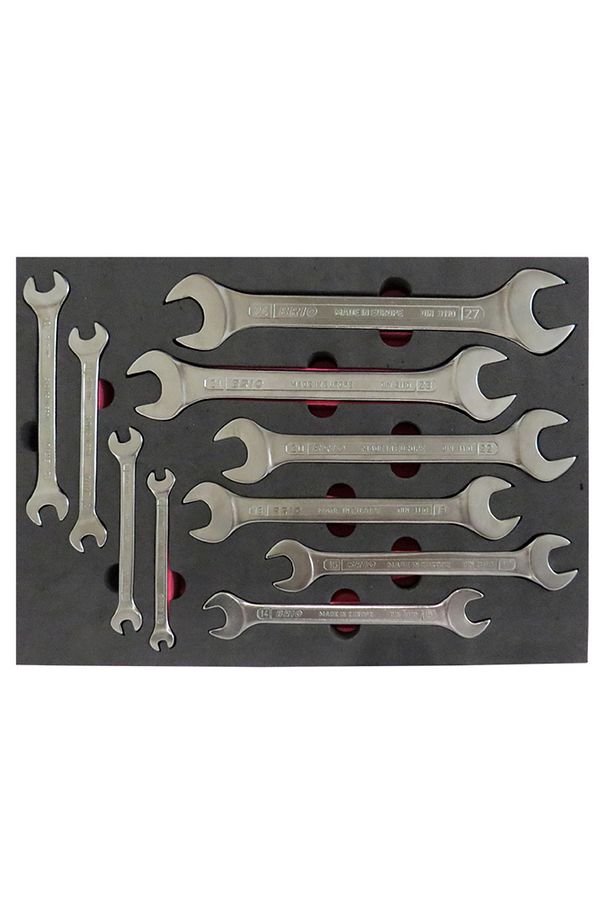 Anahtar Iki Ağız Set 10 Parça 6x7-24x27 Sünger Yataklı - 2