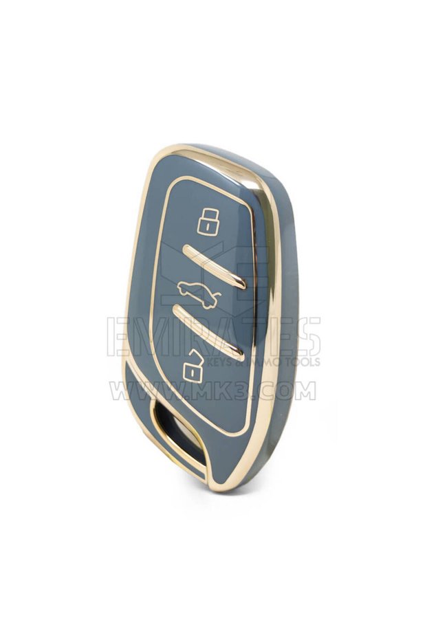 Luxury for Mg Hs Gt Zs Ev Zx Mg5 Mg6 Roewe Rx3 Rx5 I5 Erx5 I6 I5 Nano Key Case Cover Gray Gold Color