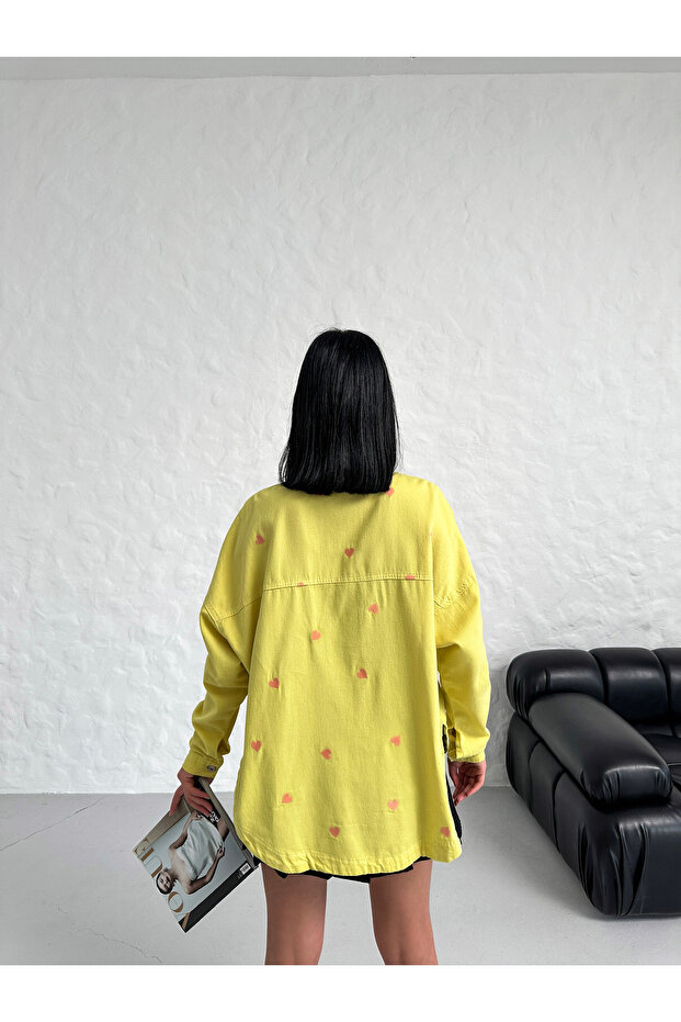 Gömlek ceket nakış işlemeli - 3