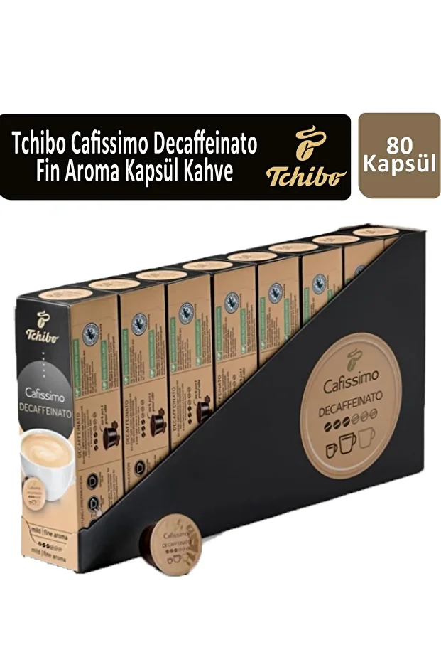 Cafissimo Caffe Crema Decaffinated Kapsül Kahve x 8 Adet - 1