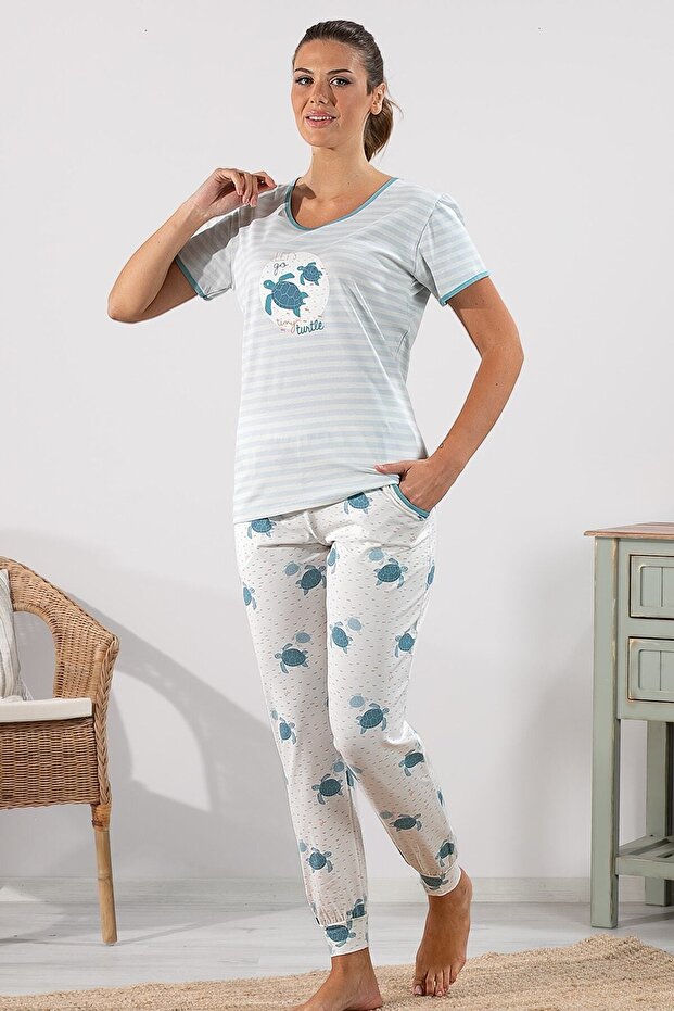 Caretta Cotton Women's Pajama Set