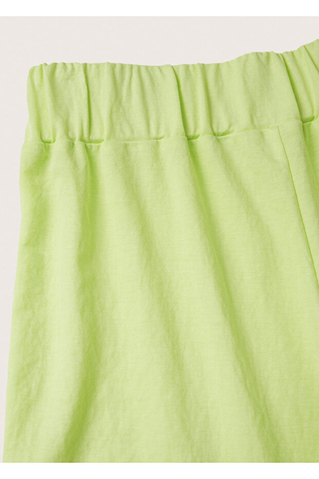 Kadın Lime Yeşili Pantolon - 10