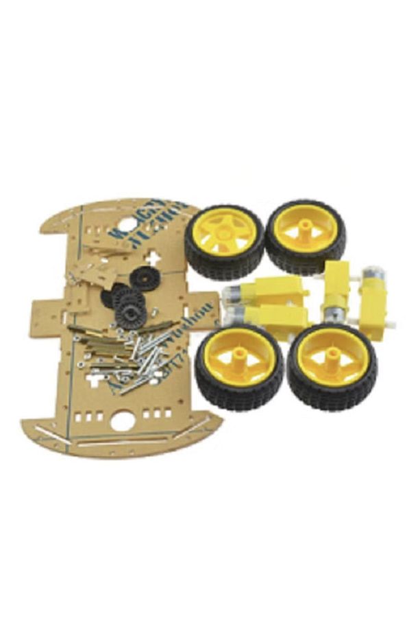 4wd Araba Kiti Arduino Hobi Devreleri Diy Araba Seti Arduino Robot Araba Şase Kiti - 3