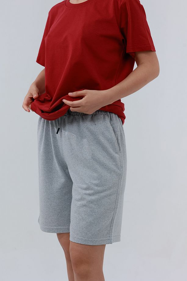 Kadın Oversize Kalıp Şort Bermuda - 1