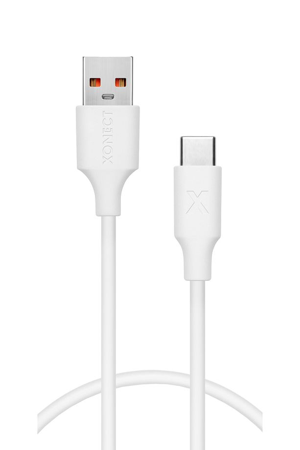 USB to Type-C iPhone ve Samsung Modelleri için Hızlı Şarj ve Data Kablosu 40 cm (Beyaz) - 5