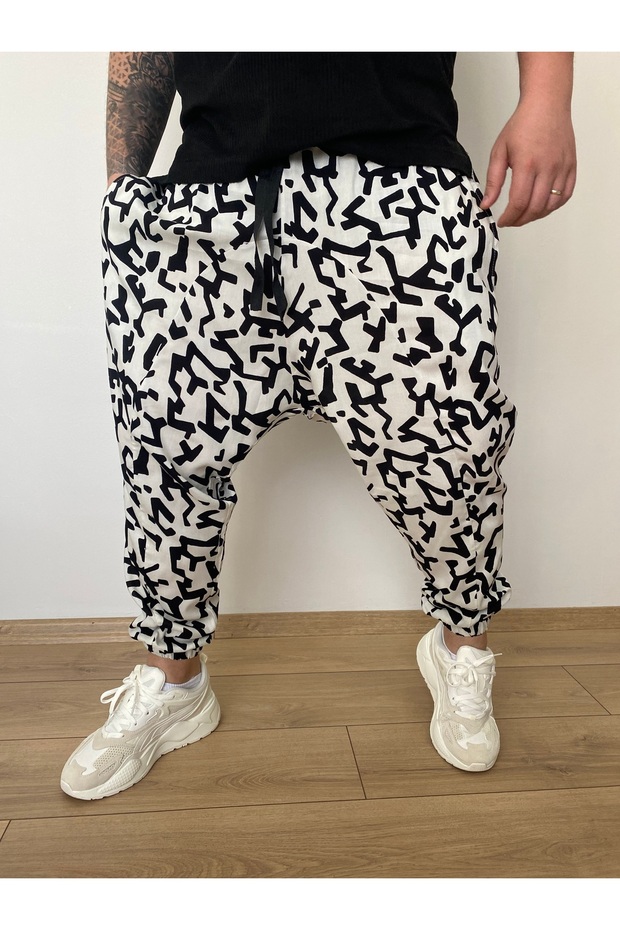 Ethnic Patterned Shalwar Model - 2