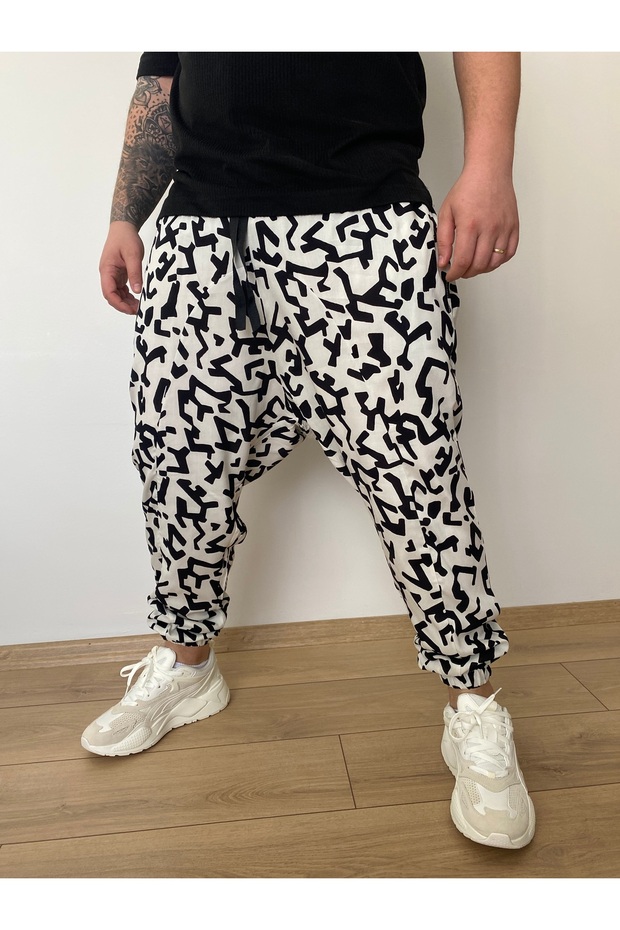 Ethnic Patterned Shalwar Model - 3