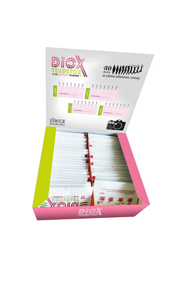 Diox Tea 60 Pack Detox Tea - 1 Month Pack - 2