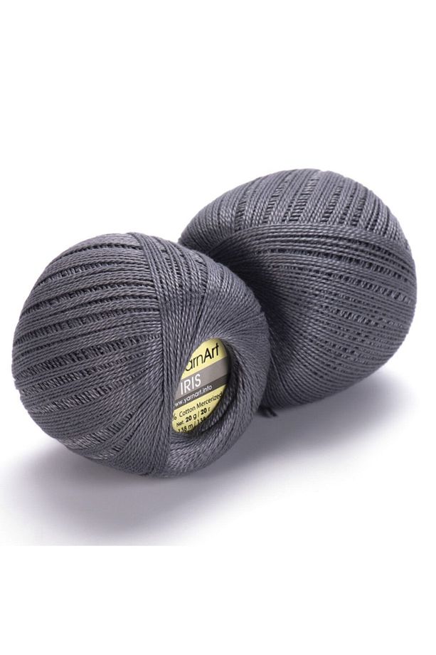 Irıs - Merserize Dantel Ipi Gri-934 - 1