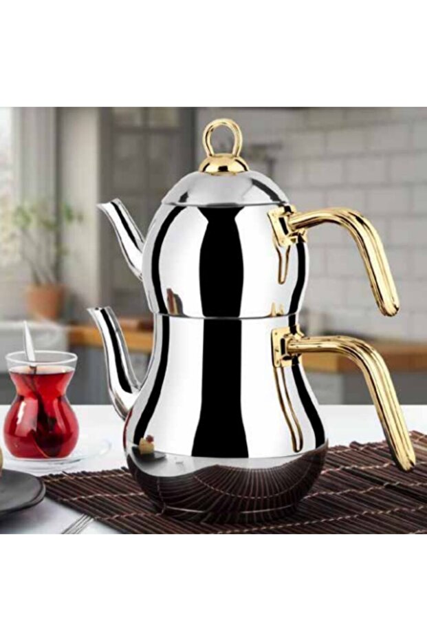 Çelik Çaydanlık Aile Boy - 1