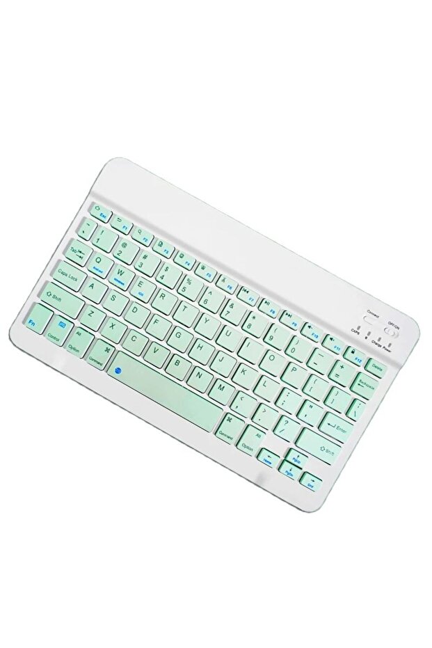 لوحة مفاتيح لاسلكية للألعاب مزودة بتقنية البلوتوث 78 مفتاحًا - متوافقة مع نظام التشغيل Android IOS Windows Mini - 8