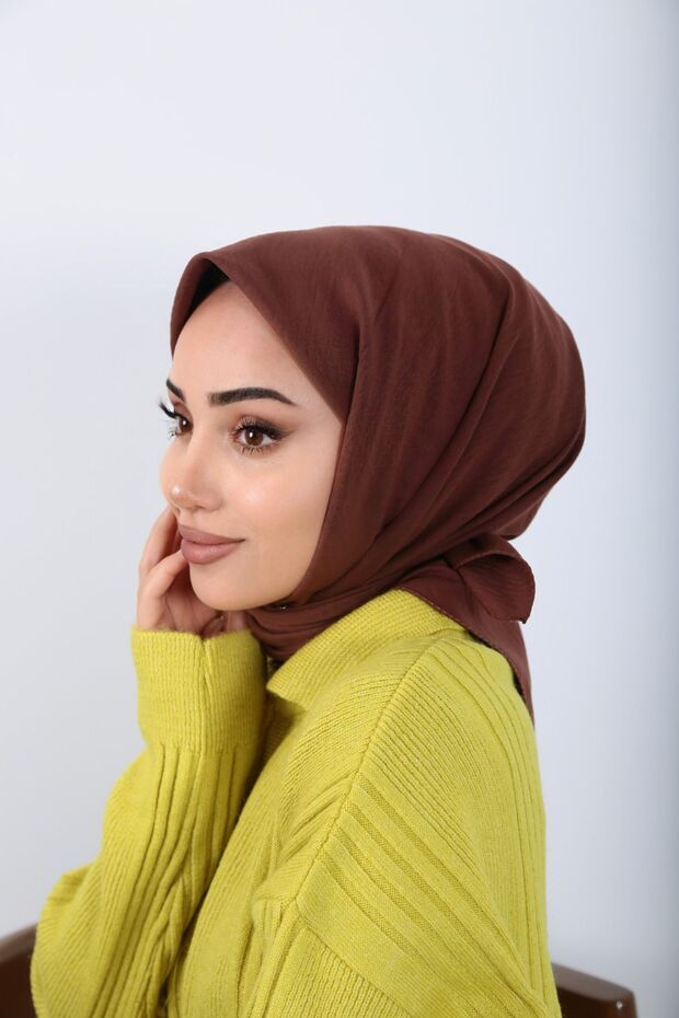 Vesta Cotton Scarf Brown
