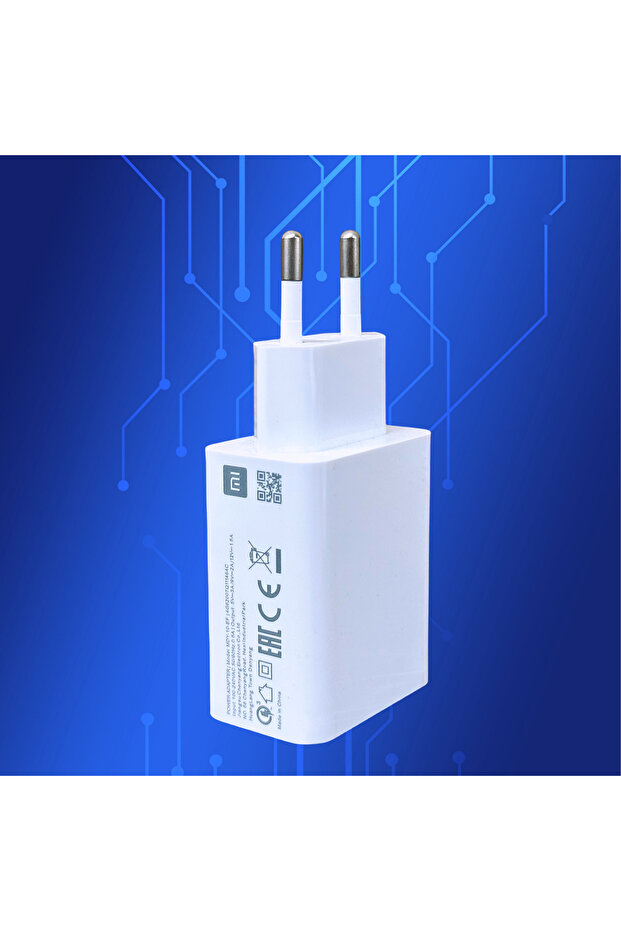 مجموعة شاحن الاتحاد الأوروبي 18 واط محول شحن سريع أصلي لـ Redmi 12 10c 13r 12r كابل من النوع C - 3