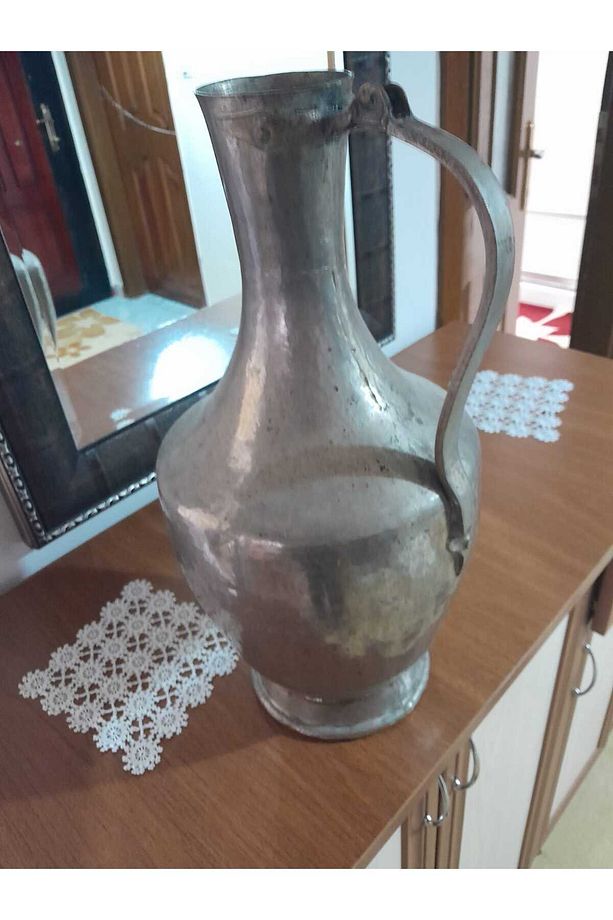 Güğüm 60 yıllık bakır kapaksız gerede işi el yapımı - 2