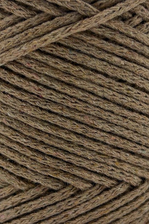 Premium Koton Pamuk Makrome İpi 2mm Cotton Zincir Makrome Çanta İpi Supla İpi Koton İp Vizon - 2