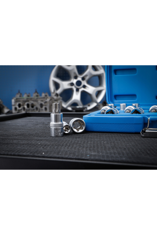 Lokma Set Torx (TORK) 1/2 19 Parça (T20-T70 / E10-24) - 2
