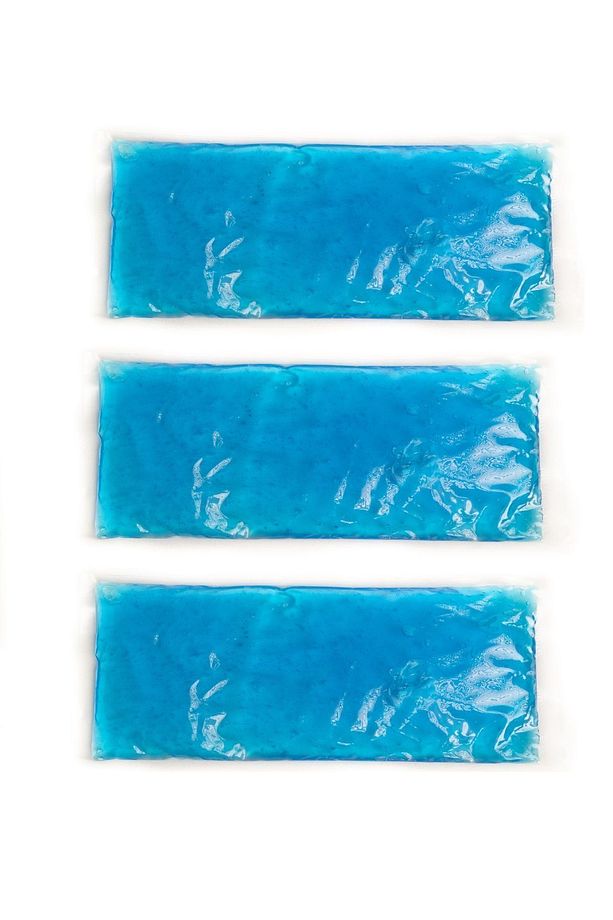 Soğuk Kompres Jel, Sıcak Kompres Jel, Termojel, Tekrar Kullanılır, Buz Paketi 13cmx26cm (5 ADET) - 4