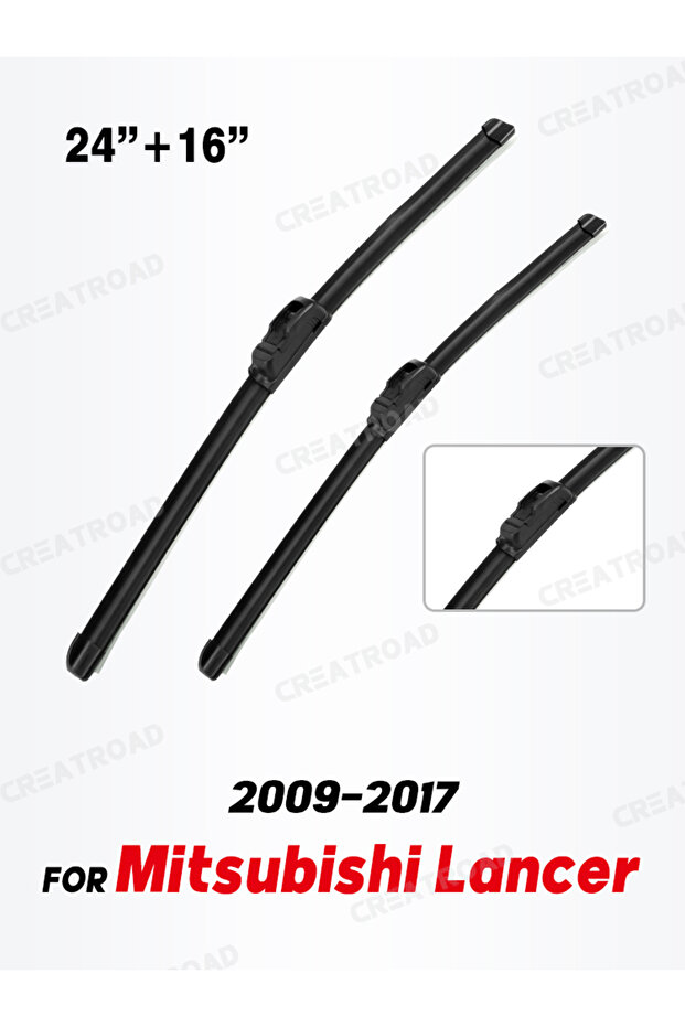 Wiper Front Wiper Blades For Mitsubishi Lancer 2009 - 2017 Windshield Windscreen Window Rain Brus... - 7
