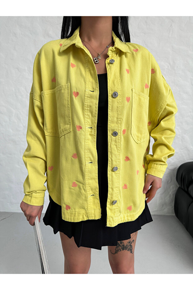 Gömlek ceket nakış işlemeli - 1