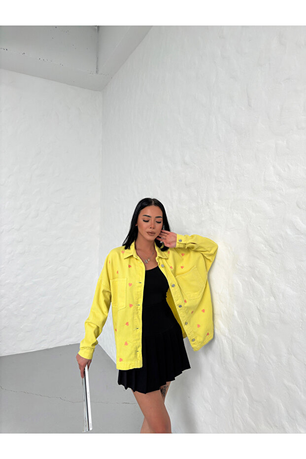 Gömlek ceket nakış işlemeli - 2