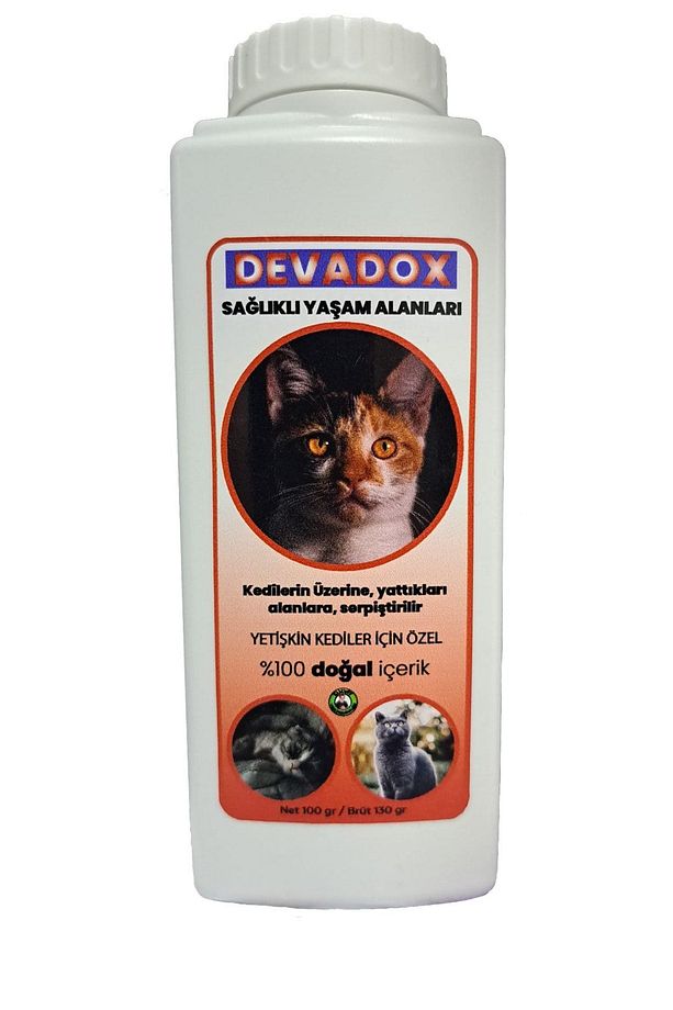 Yetişkin Kediler İçin Doğal Bit Pire Tozu 100 gr - 1